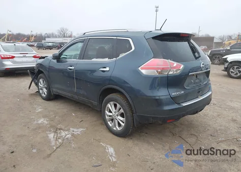 2014 Nissan Rogue Sv from USA, damaged, VIN 5N1AT2MV7EC815729